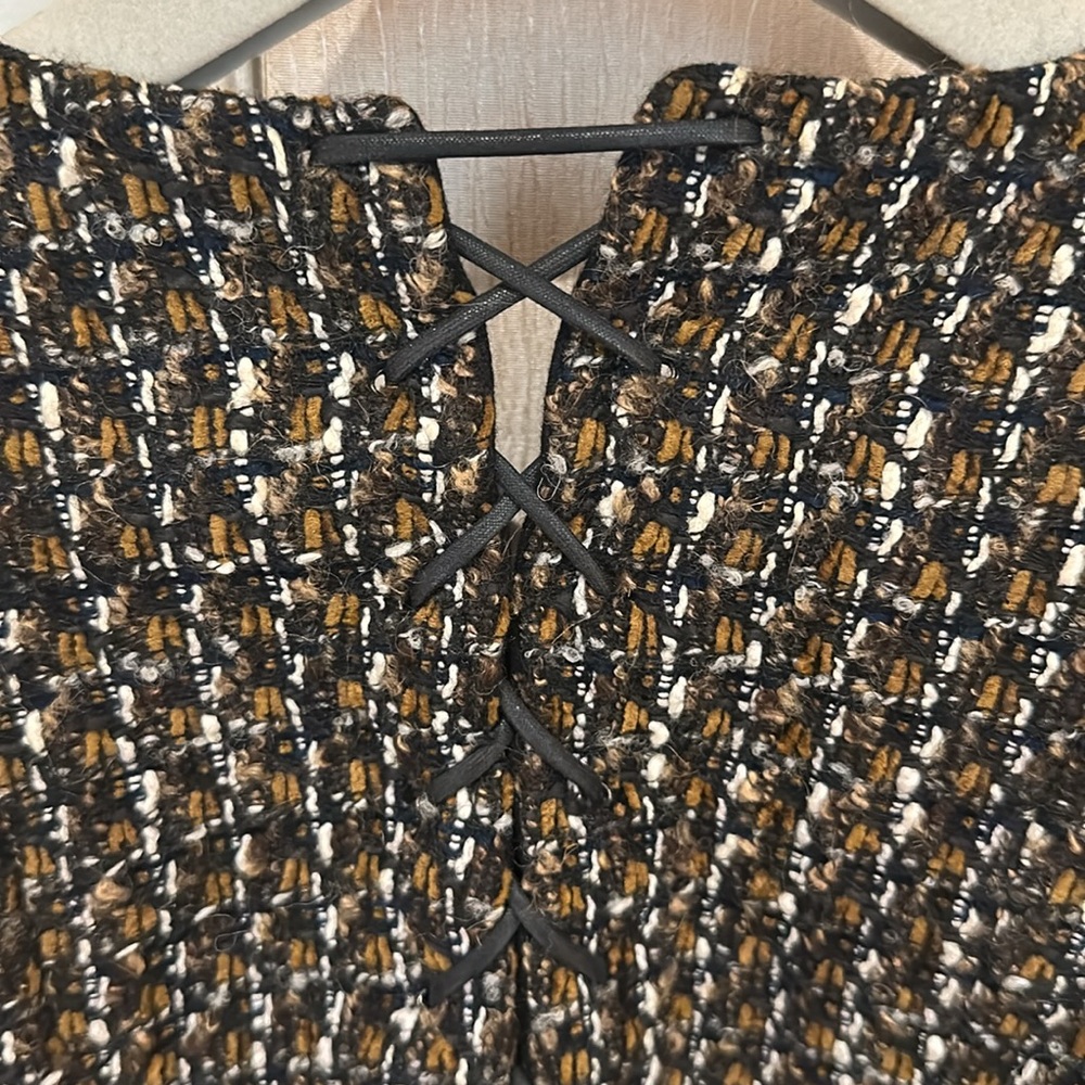Carven wool boucle tweed armor jacket - Picture 3 of 6